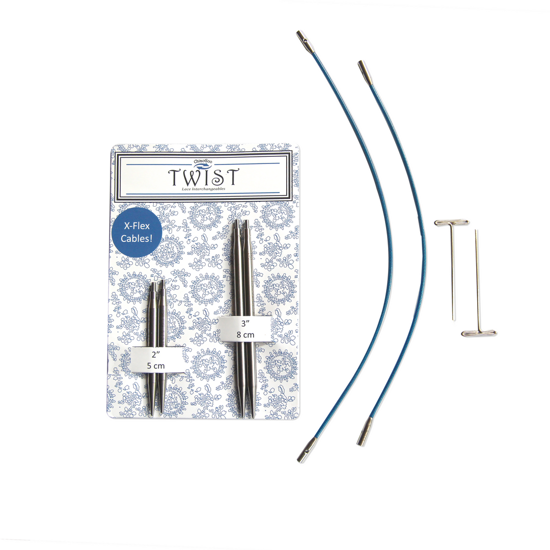 ChiaoGoo - TWIST Short Combo pindesæt  ⎟ Mini / 2,25 mm