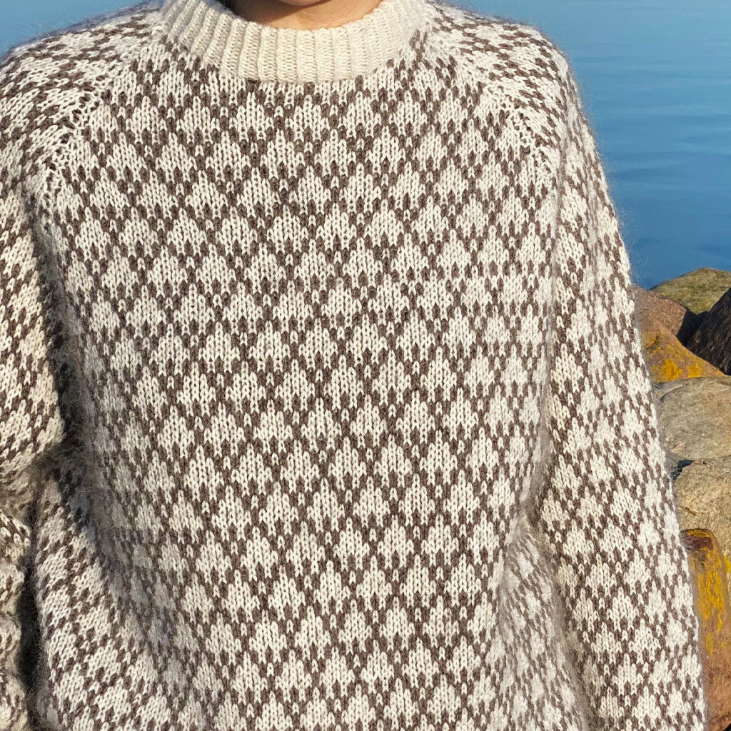 SPOT SWEATER Anne Ventzel - Garnkit (uden opskrift) Mohair