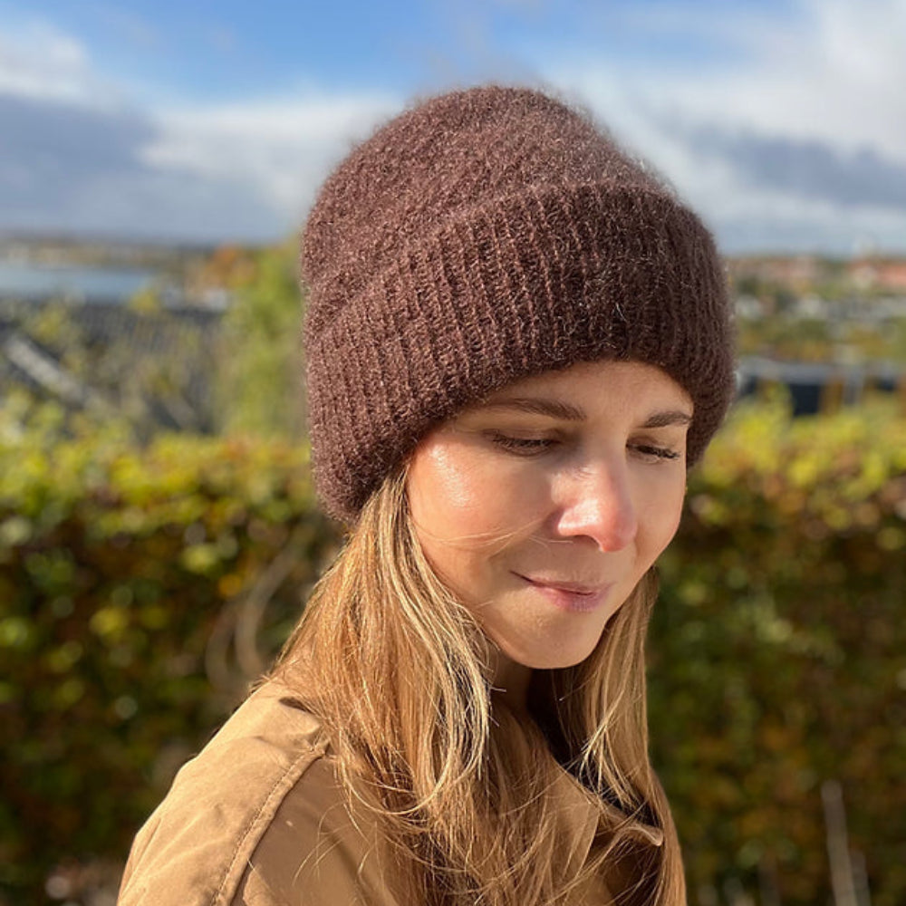 Fungus Beanie Refined Knitwear - Garnkit (uden opskrift) mohair