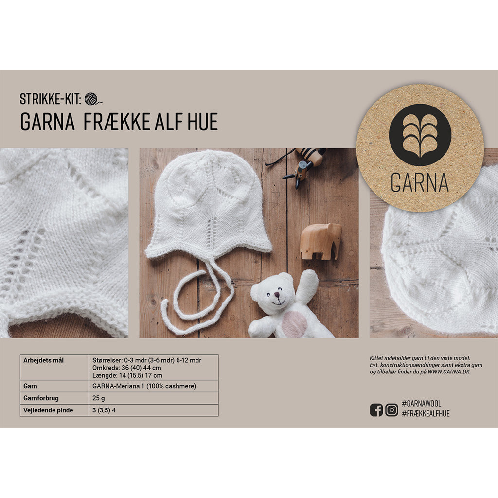 Alf & Alfine babyhue mønster PDF