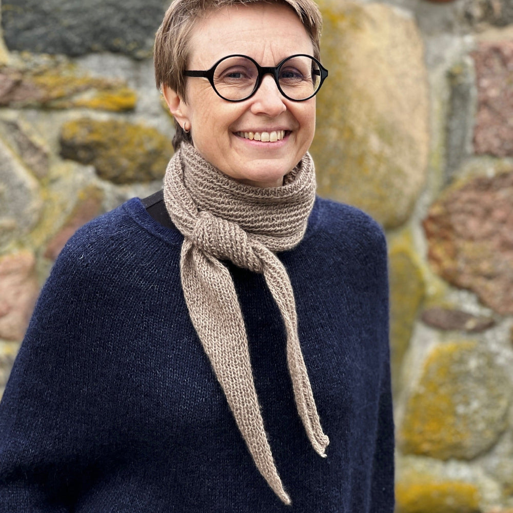 Berlin tørklæde Susie Haumann - Garnkit ekskl. opskrift