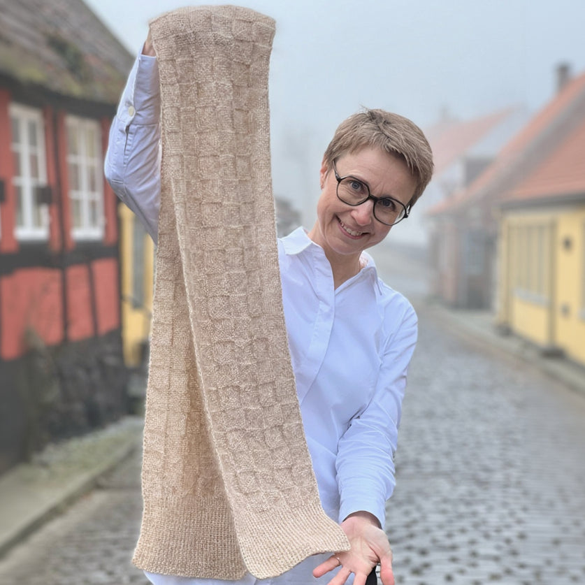 Moulins tørklæde strikkekit
