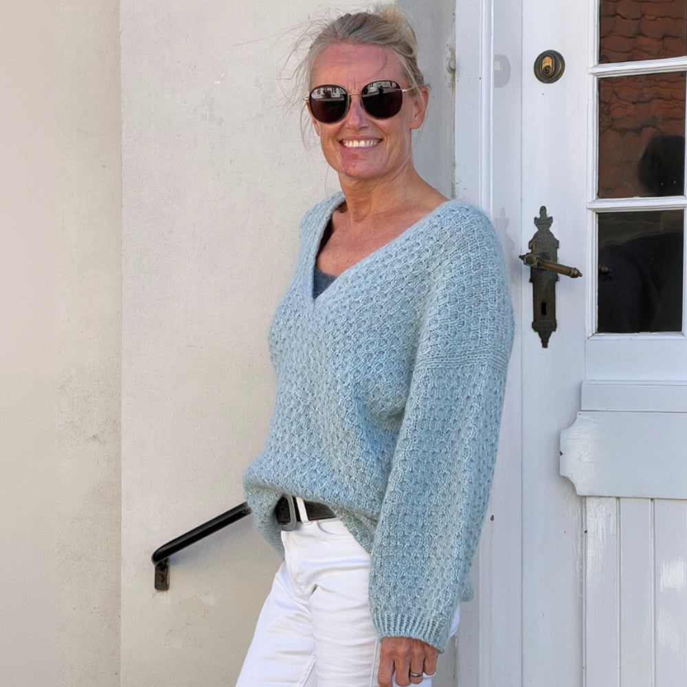 CARDI V-NECK Anne Ventzel - Garnkit (uden opskrift)