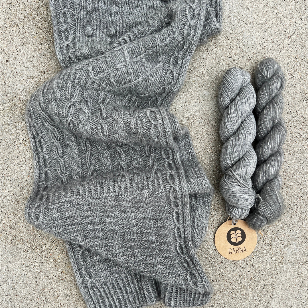 LUNA scarf strikkekit - Cashmere edition