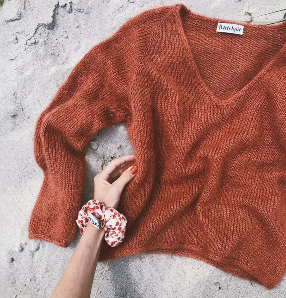 Kumulus Bluse PetiteKnit - Strikkekit Cashmere