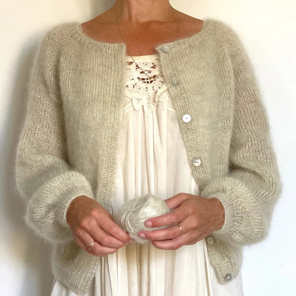 Nigrum Cardigan Refined Knitwear - Garnkit (uden opskrift) cashmere