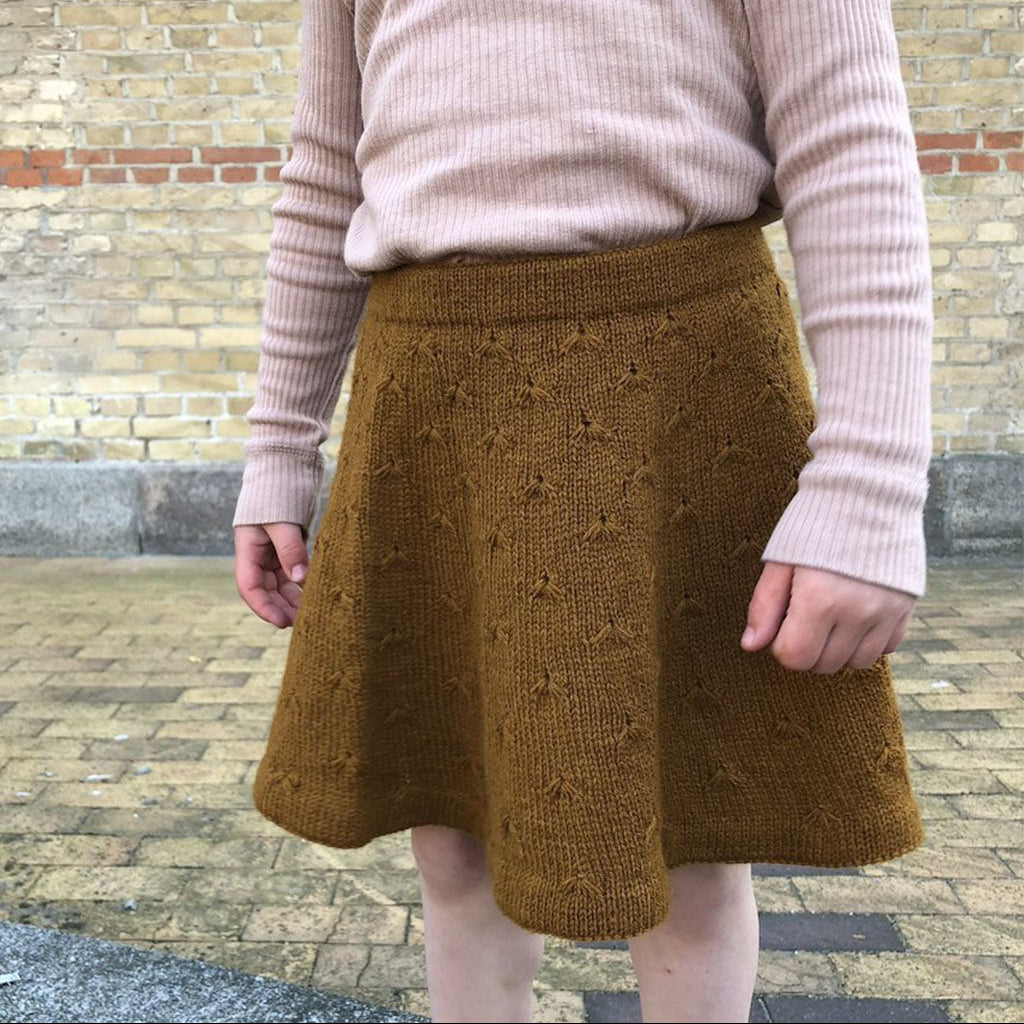 Mælkebøttenederdel PetiteKnit - Strikkekit
