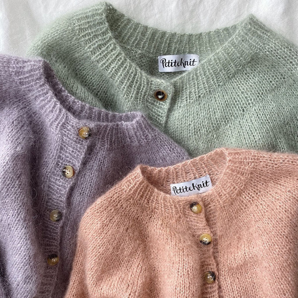 Novice Cardigan Mini - Mohair Edition PetiteKnit - Strikkekit