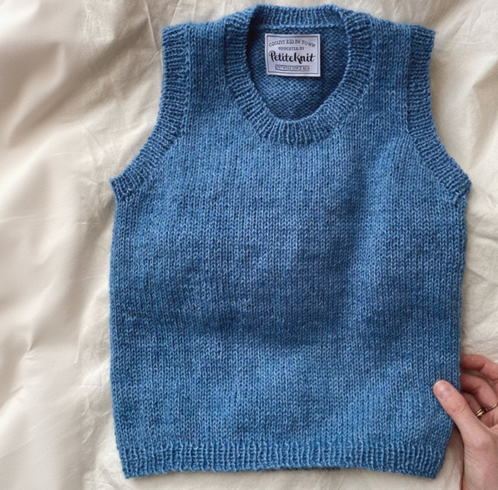 Stockholm Slipover Mini PetiteKnit - Strikkekit