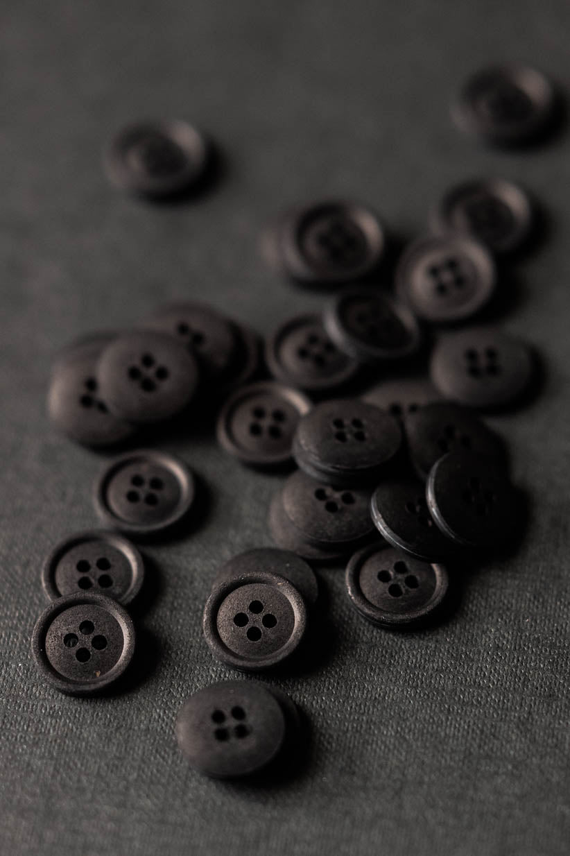 Merchant & Mills - Black Bomuldsknap 15 mm
