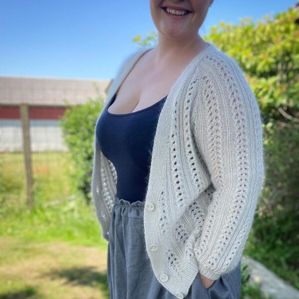 Vildcardigan STRIKRIK - Garnkit (uden opskrift) Cashmere