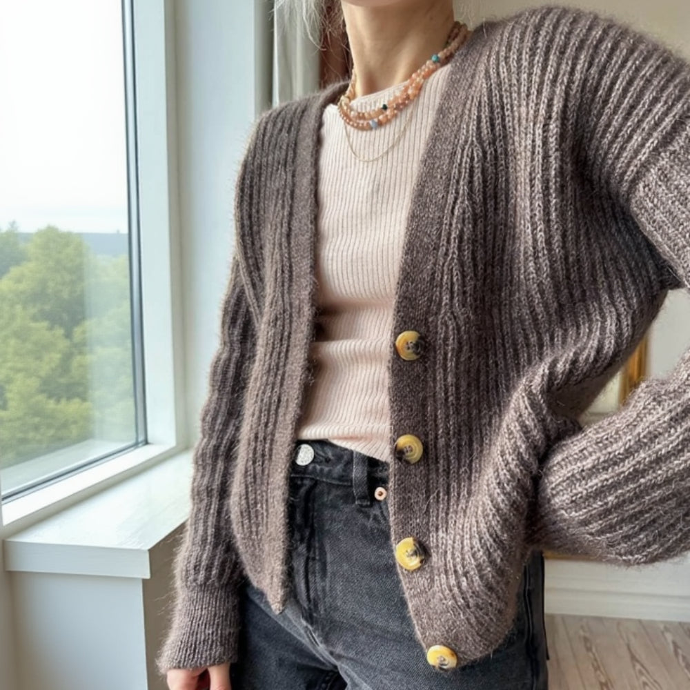 Agnete Cardigan PetiteKnit - Strikkekit