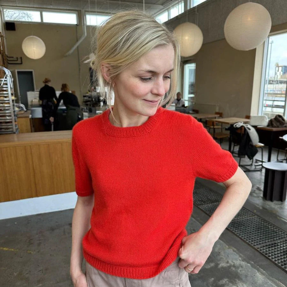 Poppy Tee PetiteKnit - Strikkekit mohair
