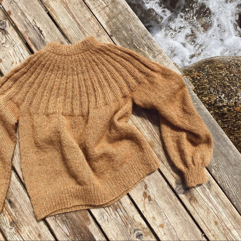 Sunday Sweater - Mohair Edition PetiteKnit - Strikkekit Mohairsilke